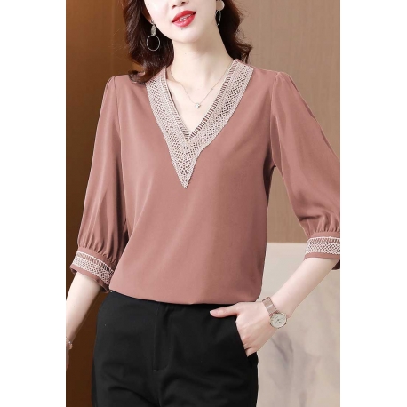 blouse  wanita korea T6813