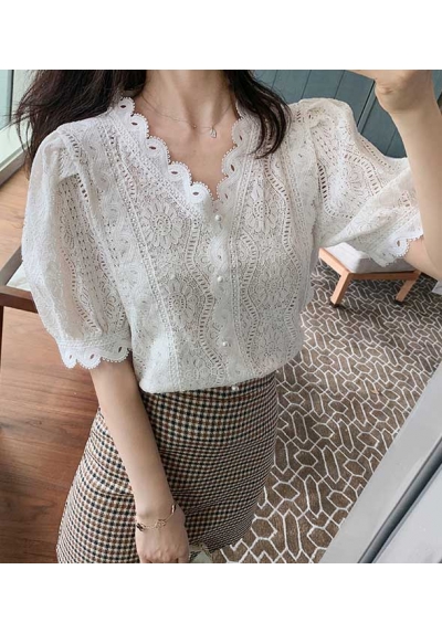 blouse  wanita korea T6819