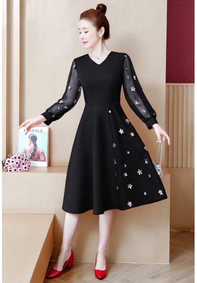 dress wanita korea D6867