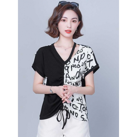 blouse  wanita korea T6829