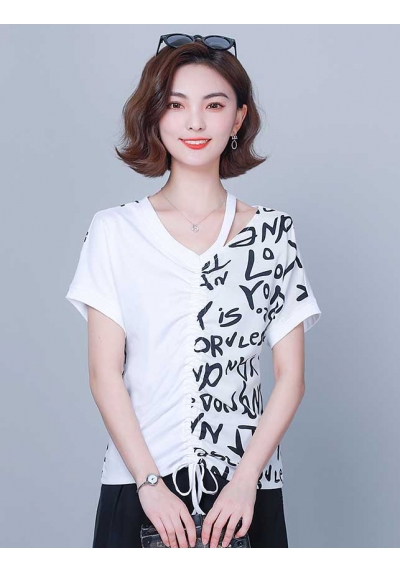 blouse  wanita korea T6832