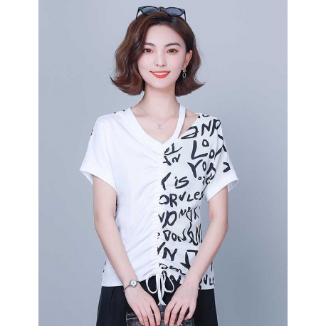 blouse  wanita korea T6831