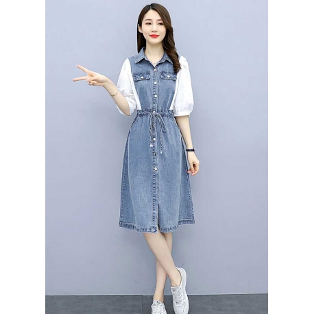 dress denim import D6818