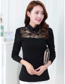 blouse wanita korea lengan panjang T1660