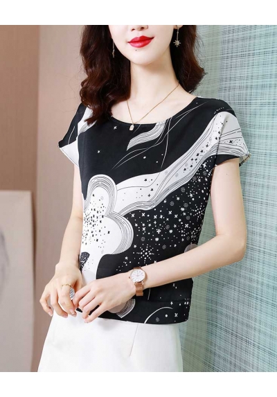 blouse  wanita korea T6853