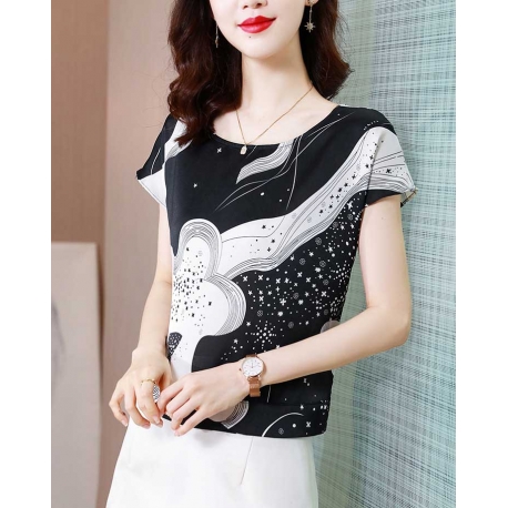 blouse  wanita korea T6847