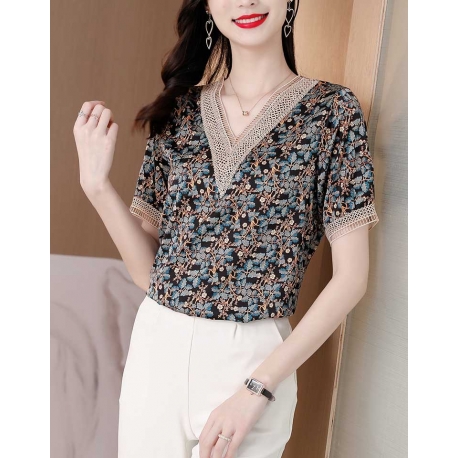 blouse  wanita korea T6859