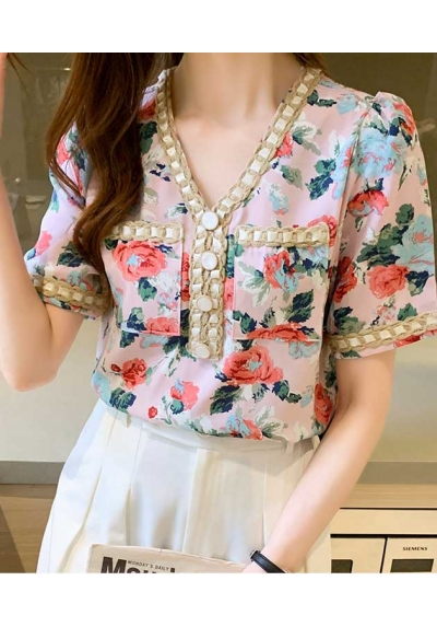 blouse  wanita korea T6881