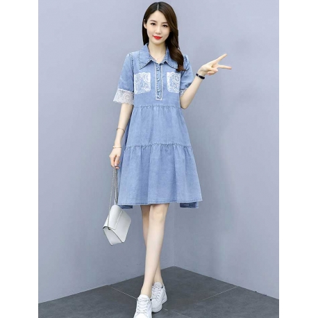 dress denim import D6889