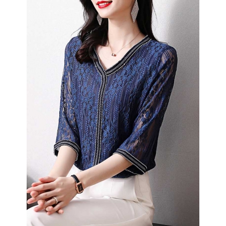 blouse  wanita korea T6882