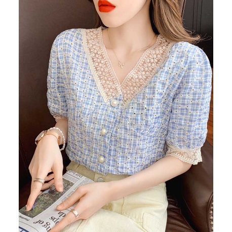 blouse  wanita korea T6885