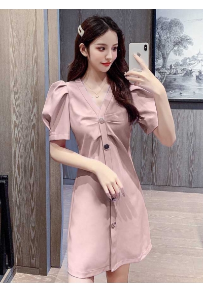 dress wanita korea D6894