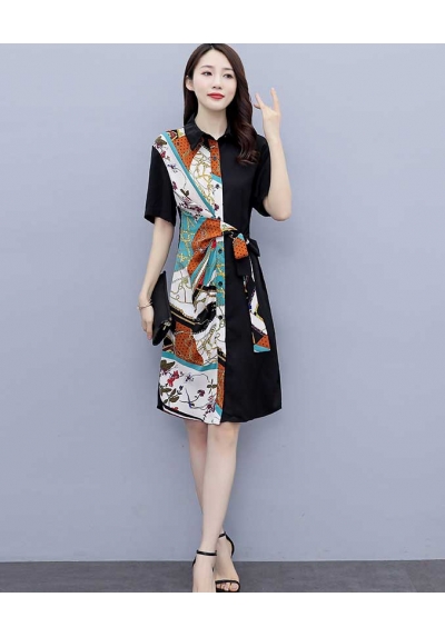 dress wanita korea D6894