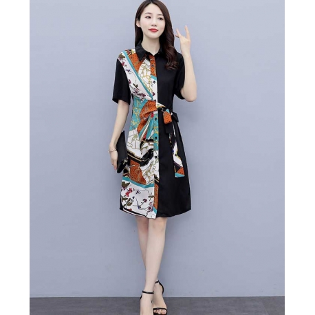 dress wanita korea D6894