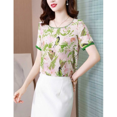 blouse  wanita korea T6888