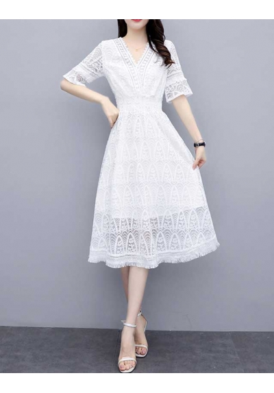 dress wanita korea D6904