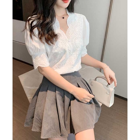 blouse  wanita korea T6904
