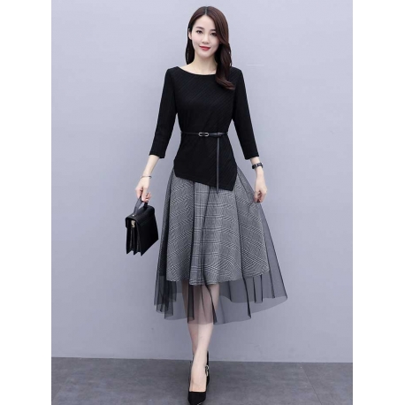 setelan wanita korea D6906