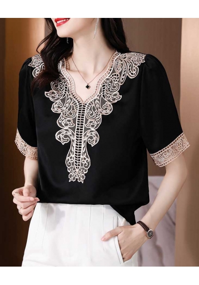 blouse  wanita korea T6908