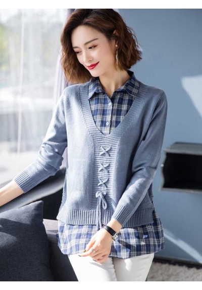 blouse  wanita korea T6921