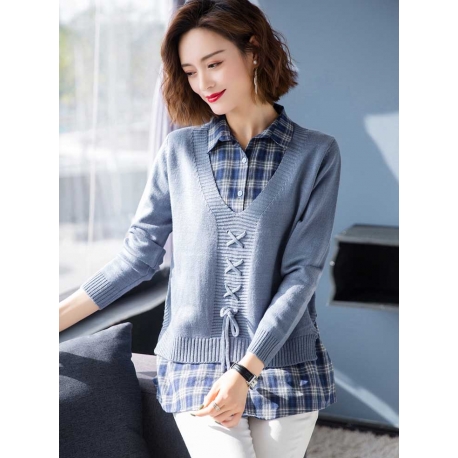 blouse  wanita korea T6911