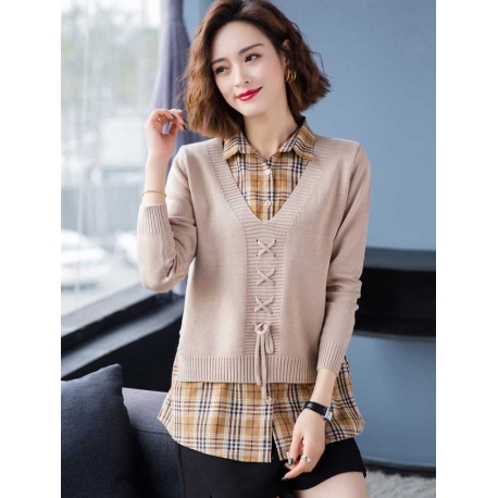 blouse  wanita korea T6921