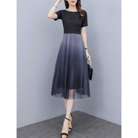 dress wanita korea D6899