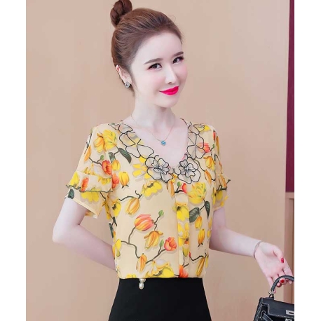 blouse  wanita korea T6914