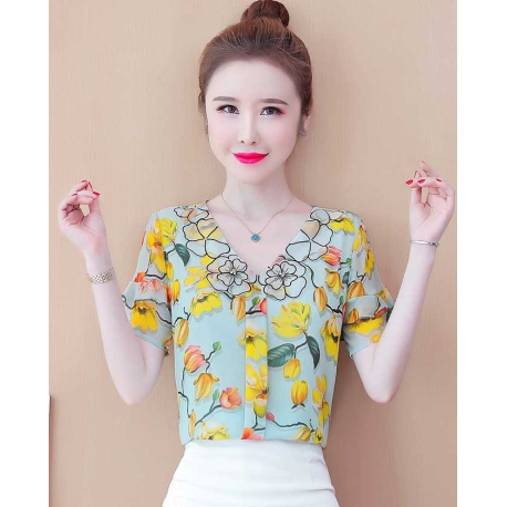 blouse  wanita korea T6929