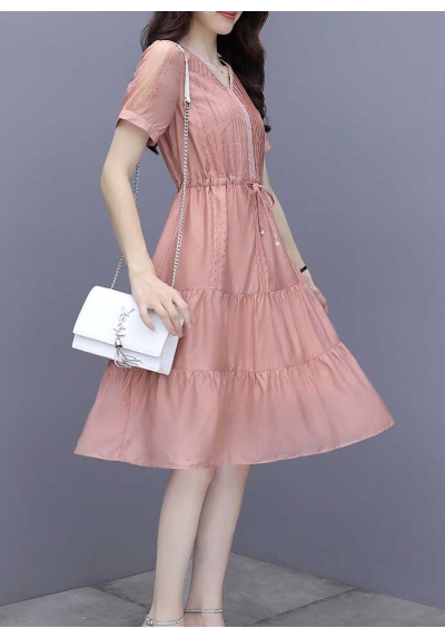 dress wanita korea D6923