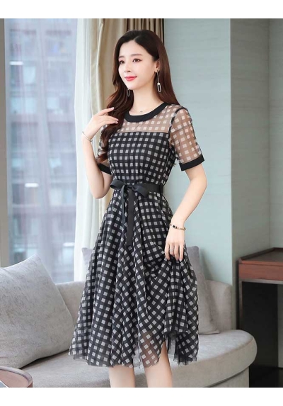 dress wanita korea D6926