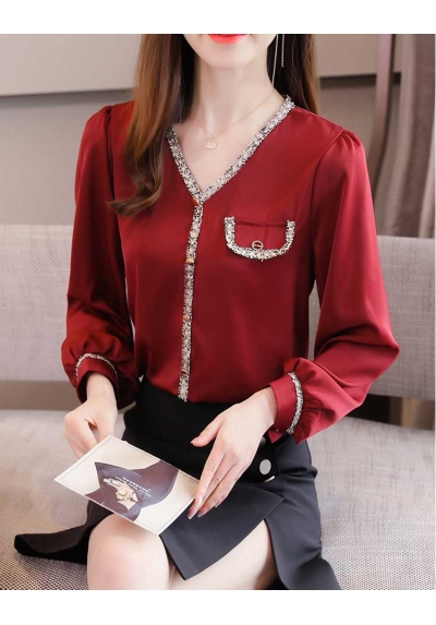 blouse  wanita korea T6940