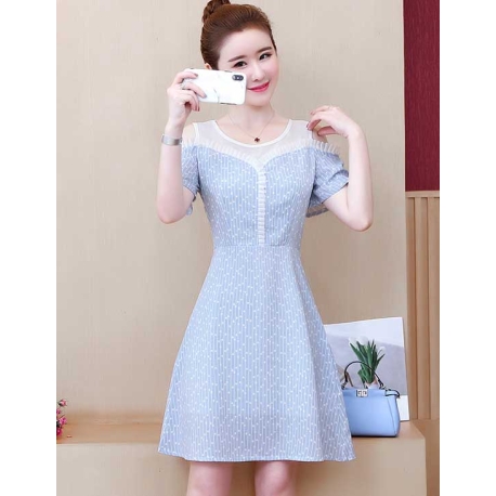 dress wanita korea D6932