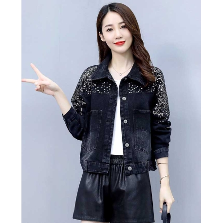 jaket denim import T6815