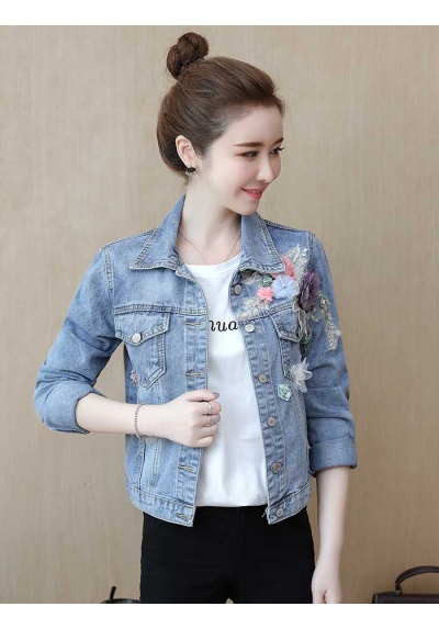 jaket denim import T6815