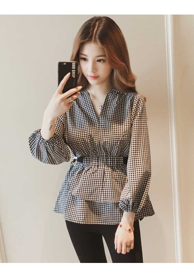 blouse  wanita korea T6950
