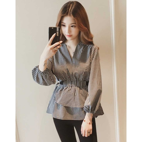 blouse  wanita korea T6946