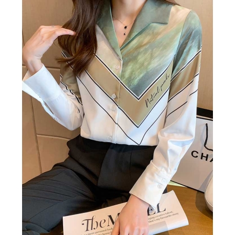 kemeja wanita korea T6952