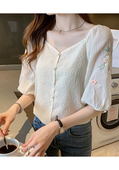 blouse  wanita korea T6958