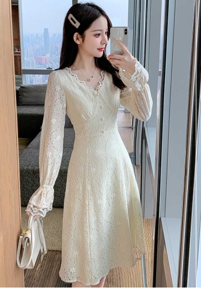 dress wanita korea D6934
