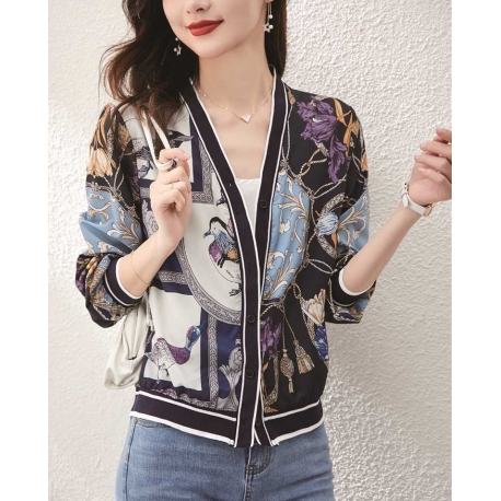 cardigan rajut import T6588