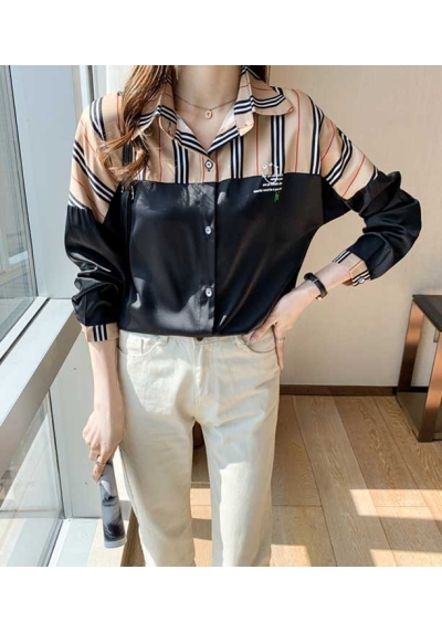 kemeja wanita korea T6985