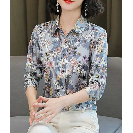kemeja wanita korea T6986