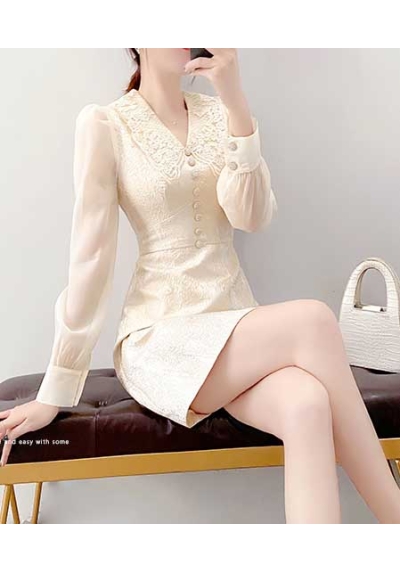 dress wanita korea D6981