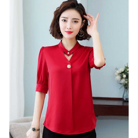 blouse  wanita korea T7007