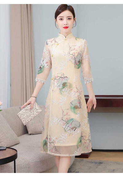 dress cheongsam import D7003