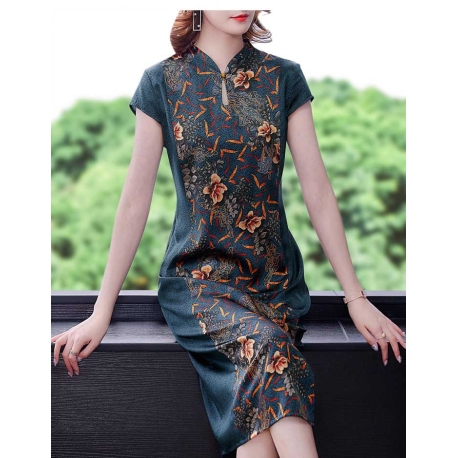 dress cheongsam import D7005