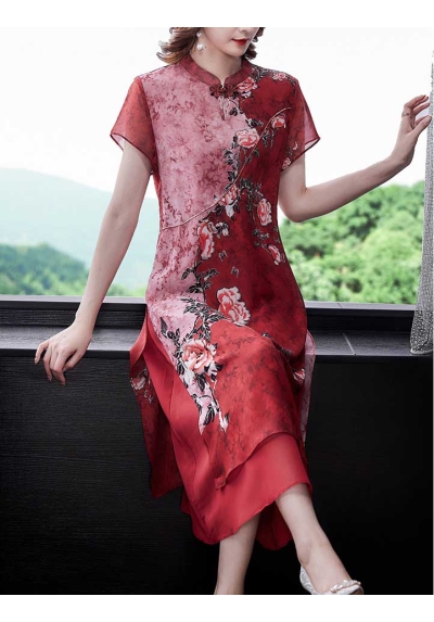 dress cheongsam import D7008