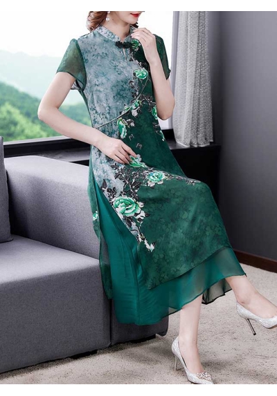 dress cheongsam import D7008