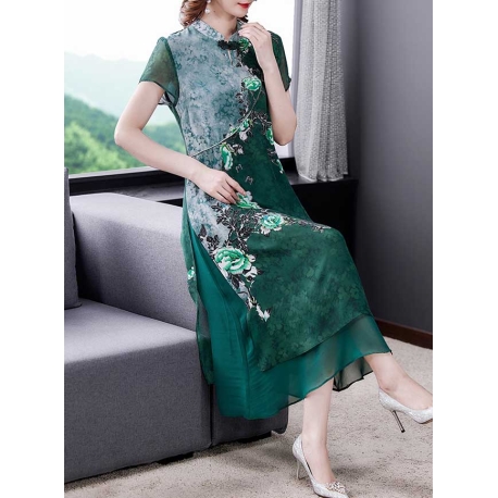 dress cheongsam import D7008